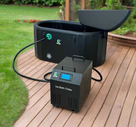 2023 Portable Ice Bath Smart Water Chiller Heater Athlete Fitness Recovery Ozone Cycle Use Water Cooled Cold Plunge Chiller