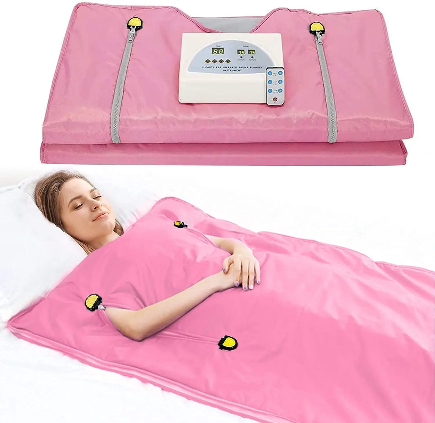 Oxford Sauna Blanket for Weight Loss Detox Heating Sauna Blanket with Zip Home Sauna Relaxing Therapy Spa 220V 650 W