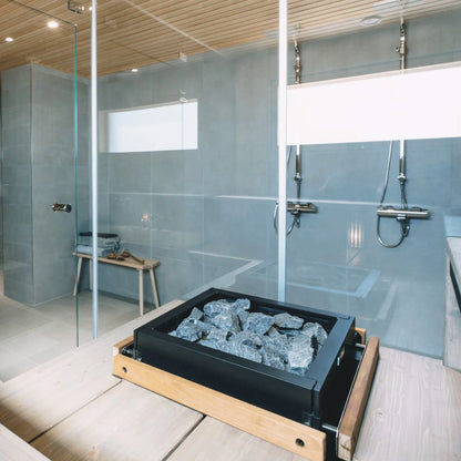 Virta Combi Electric Heater & Steamer Package W/ Digital Controller and Wifi and Stones