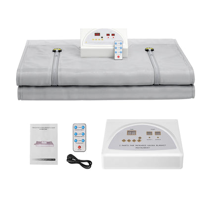 Oxford Sauna Blanket for Weight Loss Detox Heating Sauna Blanket with Zip Home Sauna Relaxing Therapy Spa 220V 650 W