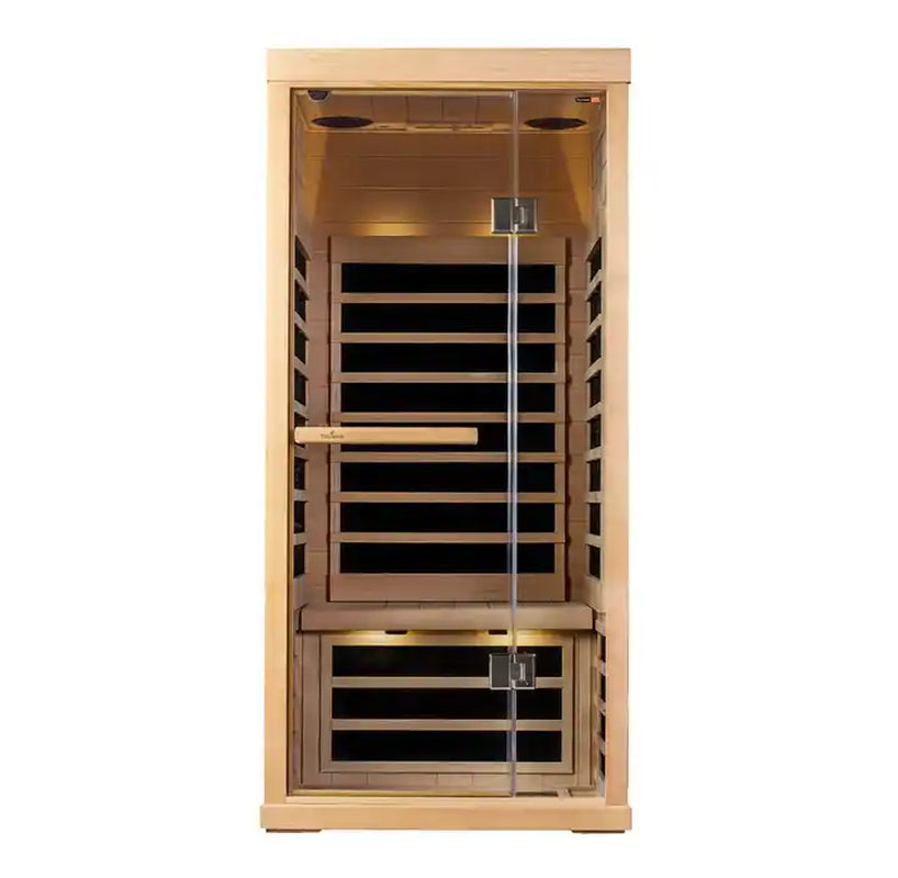 The Aura Solo 1 Person Luxury Low-Emf Infrared Sauna | Aura Saunas