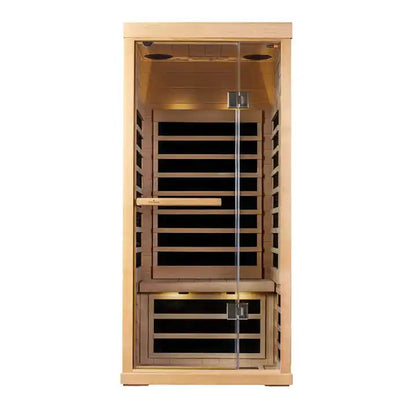 The Aura Solo 1 Person Luxury Low-Emf Infrared Sauna | Aura Saunas