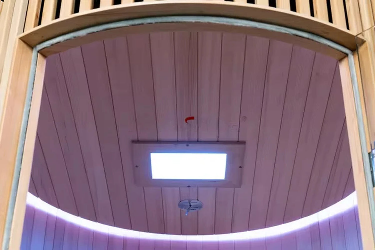 The Solitude 1-Person Low EMF Indoor Infrared Sauna | Aura Saunas