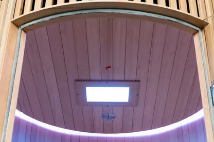 The Solitude 1-Person Low EMF Indoor Infrared Sauna | Aura Saunas