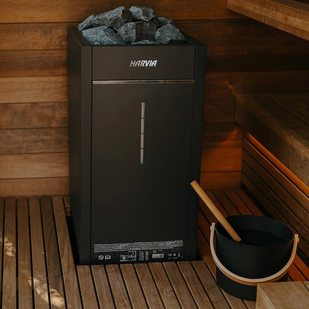 Virta Combi Electric Heater & Steamer Package W/ Digital Controller and Wifi and Stones