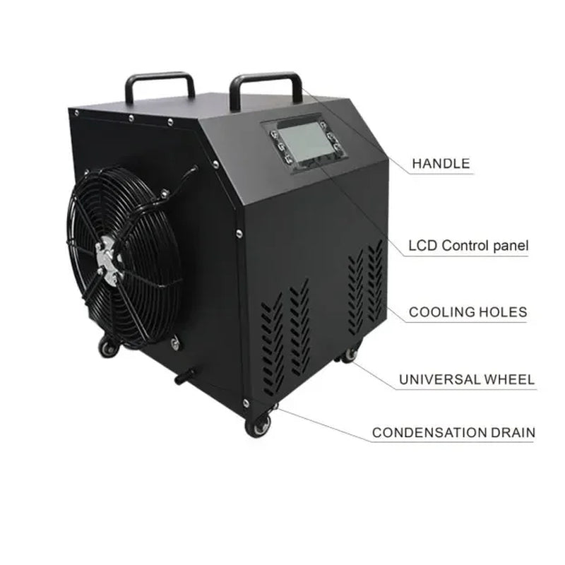 2023 Portable Ice Bath Smart Water Chiller Heater Athlete Fitness Recovery Ozone Cycle Use Water Cooled Cold Plunge Chiller