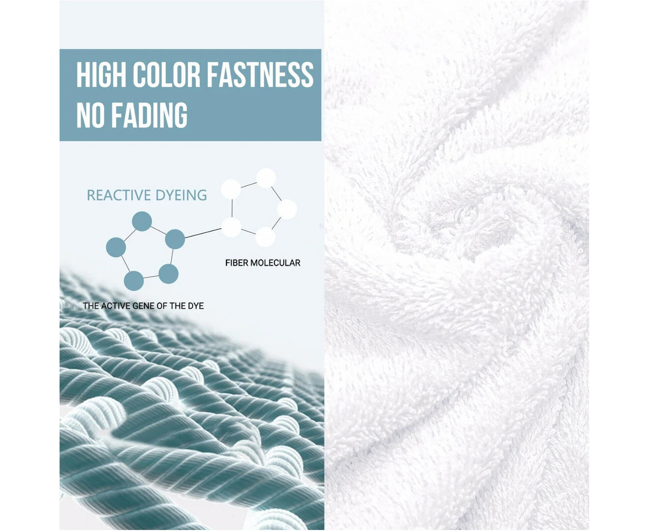 4 Pack Bath Towel Sets Combed Cotton 553Gsm Comfortable Soft White Color