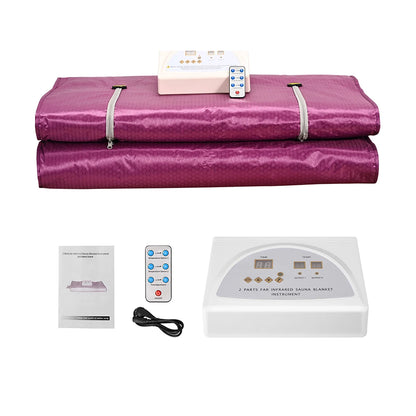 Oxford Sauna Blanket for Weight Loss Detox Heating Sauna Blanket with Zip Home Sauna Relaxing Therapy Spa 220V 650 W