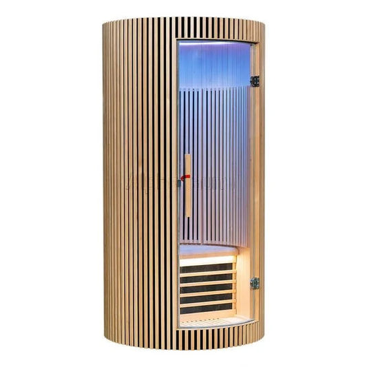 The Solitude 1-Person Low EMF Indoor Infrared Sauna | Aura Saunas
