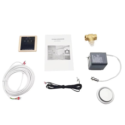 9Kw Automatic Stainless Steel Steam Generator Automatic Descaling Sauna Room Steam Bath Machine for Spa Room Digital Controller