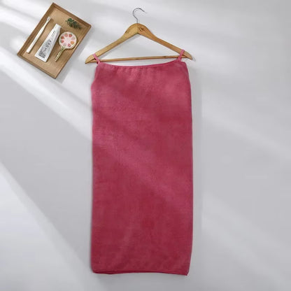 Wearable Microfiber Bathrobe Woman Shower Female Soft Bath Towel for Adults for Home Textiles Bath and Sauna Towels Bathroom