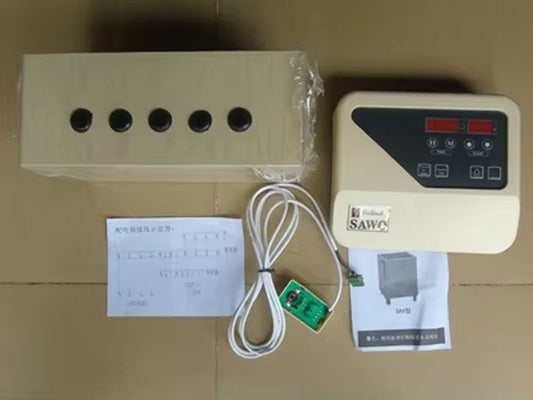 Sauna Constant Temperature and Temperature Control Switch Dry Steaming Furnace Digital Display External Sweat Control Steaming C