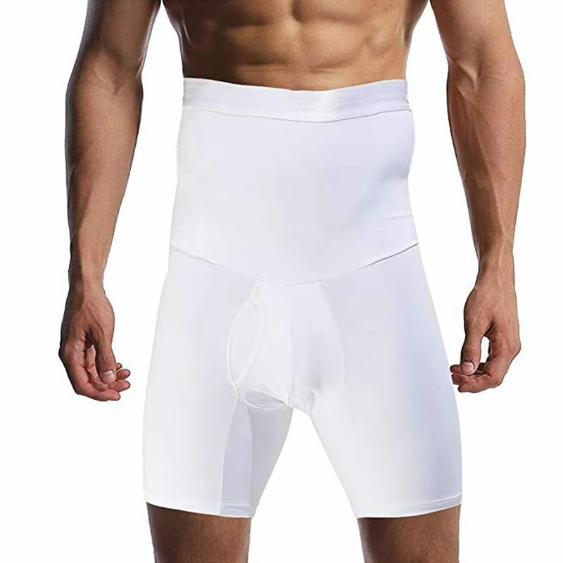 Men Sweat Sauna Pants Thermo Slimming Thigh Shaper Tummy Control Shorts High Waist Slimming Underwear Neoprene Body Shaper Sport