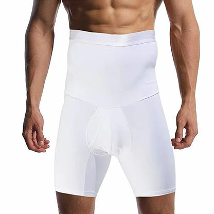Men Sweat Sauna Pants Thermo Slimming Thigh Shaper Tummy Control Shorts High Waist Slimming Underwear Neoprene Body Shaper Sport