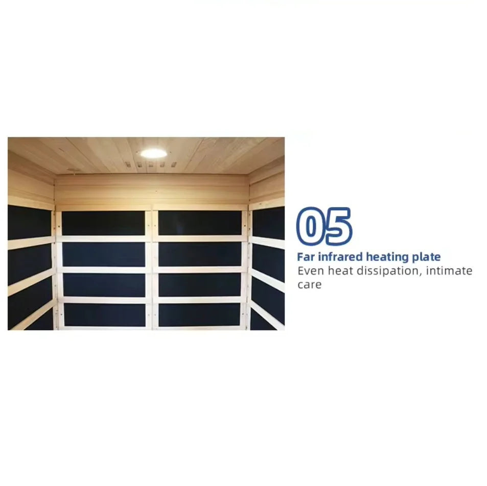 The Solitude 1-Person Low EMF Indoor Infrared Sauna | Aura Saunas