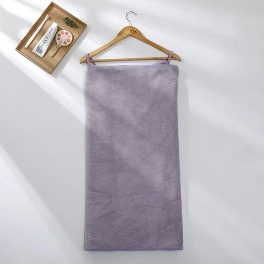 Wearable Microfiber Bathrobe Woman Shower Female Soft Bath Towel for Adults for Home Textiles Bath and Sauna Towels Bathroom